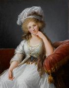 eisabeth Vige-Lebrun Luisa Maria Adelaida de Borbon Penthievre Sweden oil painting artist